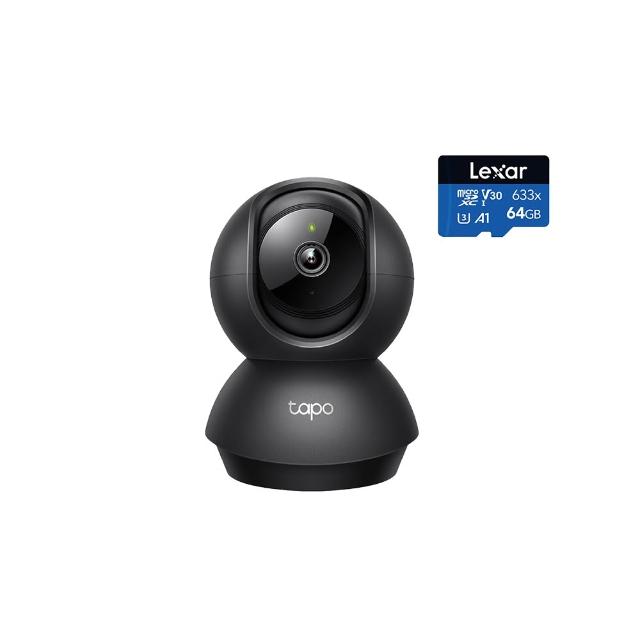 (64G記憶卡組)【TP-Link】Tapo C210/C211 2K 300萬畫素WiFi無線旋轉網路攝影機/監視器 IP CAM