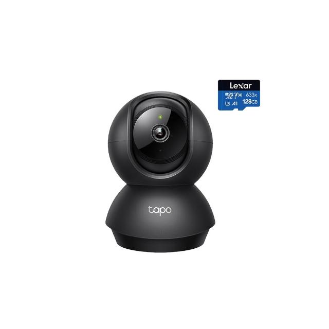 (128G記憶卡組)【TP-Link】Tapo C210/C211 2K 300萬畫素WiFi無線旋轉網路攝影機/監視器 IP CAM