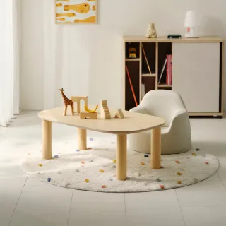 【iloom 怡倫家居】DOODLE 兒童成長桌 固定高度+擴增PL收納盒(桌子 成長桌 邊桌 兒童桌 成長書桌)