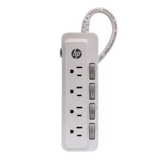 【HP 惠普】四切四座電源延長線(HP073GBWHT1.8TW)