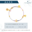 【良和時尚珠寶】黃金手鍊 鎏彩紫花韻編織手鍊(金重:2.01錢±0.01)