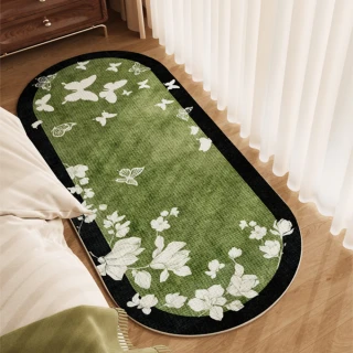 【匠俱】地毯100*200CM(臥室床邊毯 中古風主臥床尾毯 耐髒法式房間地墊 地毯墊)