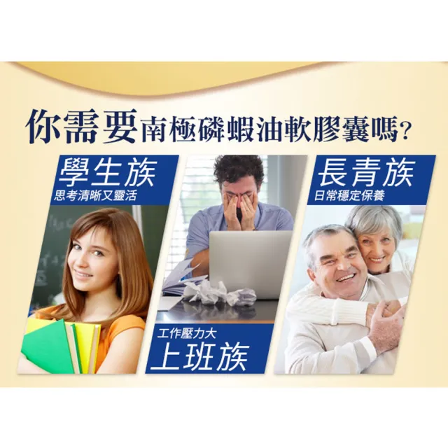 【Esmond Natural 愛司盟】南極磷蝦油軟膠囊6瓶 (60顆/瓶)