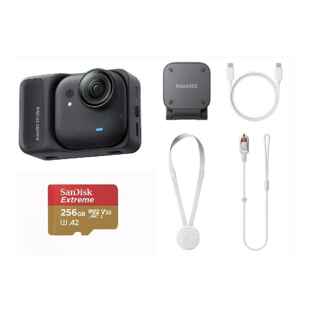 【Insta360】GO Ultra 標準套組 256G 黑色(原廠公司貨)