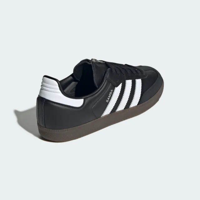 【adidas 愛迪達】Samba OG 男女 運動休閒鞋 德訓鞋 復古 舒適 黑 白(JQ8835)