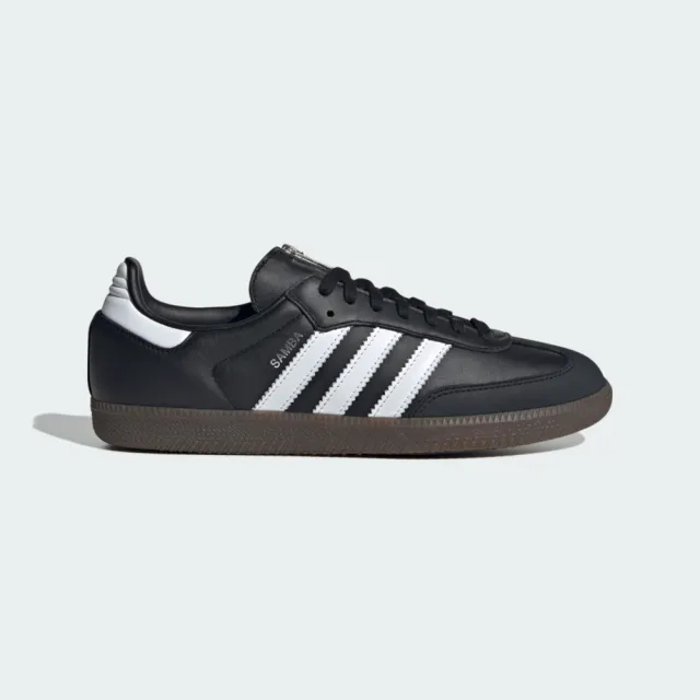 【adidas 愛迪達】Samba OG 男女 運動休閒鞋 德訓鞋 復古 舒適 黑 白(JQ8835)