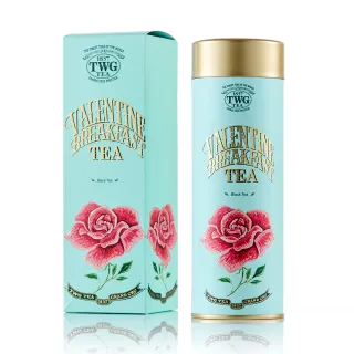 【TWG Tea】頂級訂製茗茶 戀人早餐茶 100g/罐(Valentine Breakfast Tea; 紅茶)