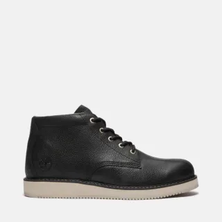 【Timberland】男款黑色休閒中筒靴(A6CW2W02)