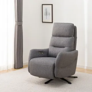 【NITORI 宜得利家居】◎防潑水貓抓布 布質1人用電動沙發 個人椅 2馬達 LE01-2 布 DGY(貓抓布)