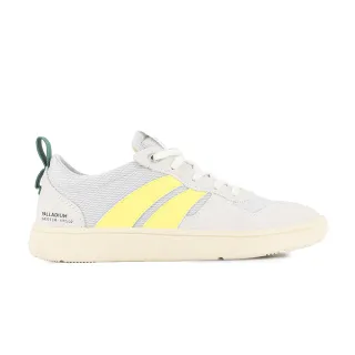 【Palladium】PALLACUP FLAME TX透氣網布/麂皮復古運動鞋/休閒鞋-女鞋-灰/黃(74486-153-M)