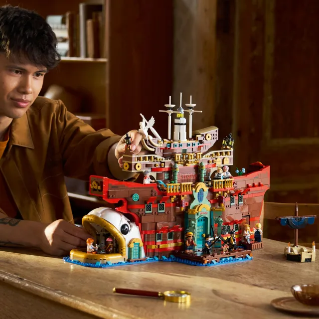 【LEGO 樂高】航海王系列 75640 芭拉蒂海上餐廳(ONE PIECE 魯夫 居家擺設 玩具積木)
