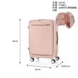 【AMERICAN TOURISTER 美國旅行者】25吋 FRONTEC 前開式/上掀式可擴充輕量PC避震煞車輪行李箱(多色可選)