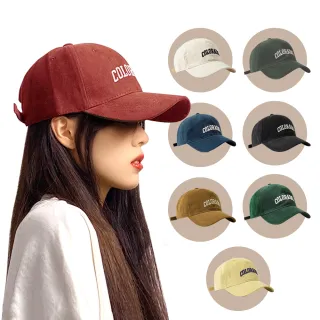 【匠心選品】美式經典刺繡字母棒球帽(休閒棒球帽 中性鴨舌帽 復古老帽 防曬遮陽帽 可調節帽)