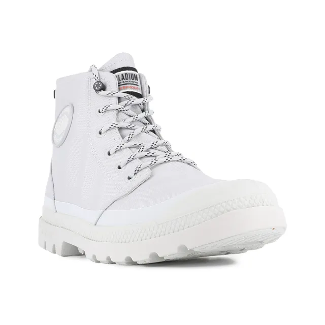 【Palladium】PAMPA RCYCL LT+ WP+ ZIP再生科技輕量拉鍊橘標防水靴/休閒鞋-男鞋/女鞋-冰河灰(74066-069-M)
