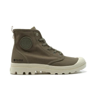【Palladium】PAMPA HI ZIP ORGANIC拉鍊有機棉靴/休閒鞋-男鞋/女鞋-墨綠(79101-308)