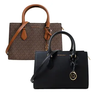 【Michael Kors】MK SHEILA防刮皮革多夾層手提斜背包(多款可選)