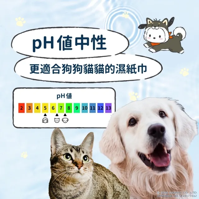 【SANRIO 三麗鷗】三麗鷗好朋友 Hello Kitty 犬貓專用抑菌清潔濕巾/寵物濕紙巾 加蓋30抽X24包-加厚款(箱購)