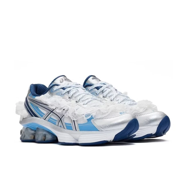 【asics 亞瑟士】Shushu Tong x Asics Gel-Kinetic Fluent 白藍 前衛 蕾絲 休閒鞋 男女鞋 1203A822-101
