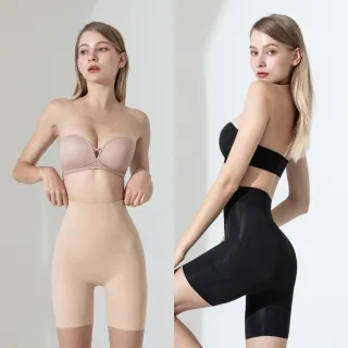 【beaulace 薄蕾絲】MOMO獨賣加壓塑形高腰無痕塑身褲 秘密塑 速(中塑型 塑身褲)