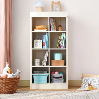 【hoi! 好好生活】預購60天★林氏木業現代兒童開放式儲物櫃LS236