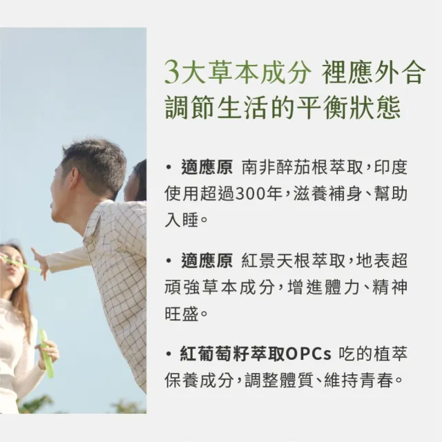 【Natural Fit 活粒適】活力適膠囊 二入組 60粒/入(含紅景天根、南非醉茄根萃取、輔酵素Q10)
