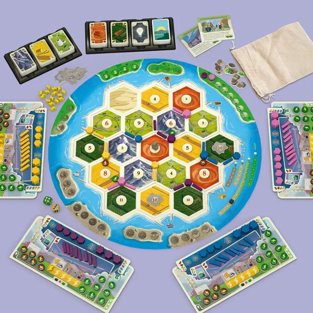 【新天鵝堡桌遊】卡坦島：永續能源CATAN ENERGIES(全家一起來/玩家跑團讚/送禮最大方)