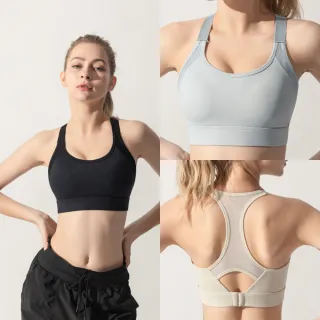 【beaulace 薄蕾絲】2件組-大尺碼高強度無痕運動內衣 美力方程式 雙12必買推薦(專業萊卡LYCRA☆運動面料)
