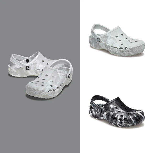 【Crocs】中性鞋 Baya貝雅 貝雅大理石紋洞洞鞋 克駱格(206935)
