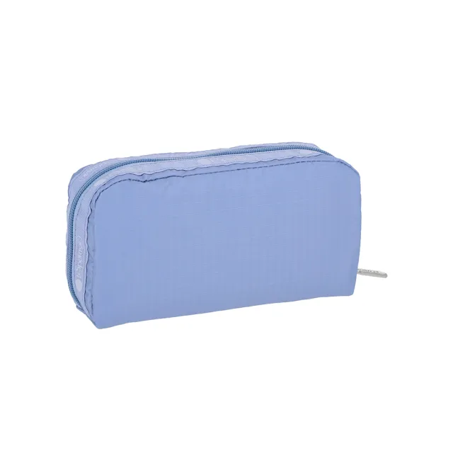 【Lesportsac】Rectangular Cosmetic 長形化妝包 收納包 送禮 禮物 推薦 女包(雲霧藍)