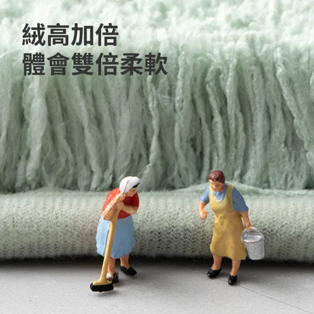 【Shely】浴室加厚毛絨吸水地墊 衛生間加厚地毯 廚房防滑地墊 地毯 40*60cm