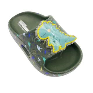 恐龍電燈防滑拖鞋 