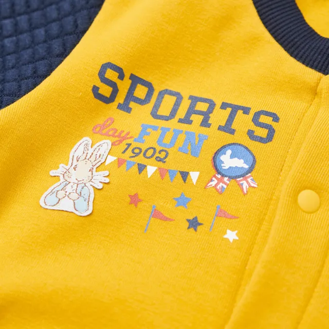 【奇哥】比得兔 嬰幼童裝 運動比得歡樂運動日長袖兔裝/連身衣(3-18個月)