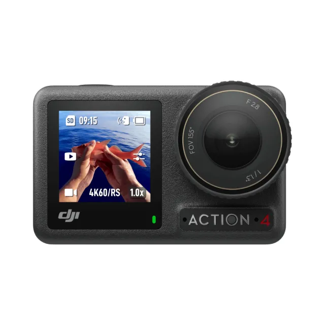 【DJI】Osmo Action 4 全能輕旅套裝 運動相機/迷你相機｜掛脖支架解放雙手