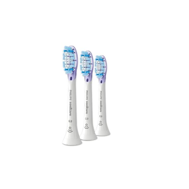 【Philips 飛利浦】官方直營 Sonicare DC Smart智能護齦刷頭三入組-白HX9053/67