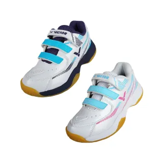 【VICTOR 勝利體育】羽球鞋 童鞋(A311JR AB/AM 深藏青/邦尼藍)