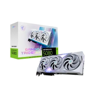 【MSI 微星】RTX 5080 16G GAMING TRIO OC WHITE 顯示卡+全漢 VITA-1000GMW 白色 金牌/全模/ATX 電源供應器