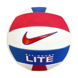 【NIKE 耐吉】排球 ALL COURT LITE 5號球 N100907112405紅藍白(比賽 訓練 初學者 輕巧 耐用 柔軟)