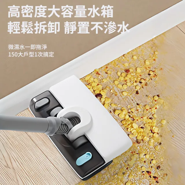 【且聚】手持無線吸塵器家用大吸力吸拖壹體幹濕兩用強吸力立式吸塵器