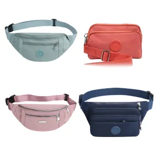 【LN 精品皮件】羽量級馬卡龍素面胸包(防水包 防潑水腰包  胸包)