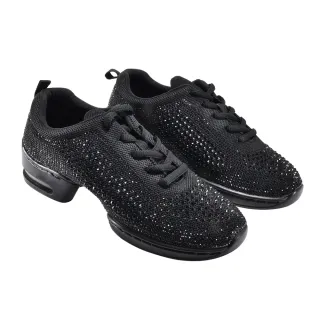 【D.Passion】9024 黑 飛織氣墊(排舞鞋)