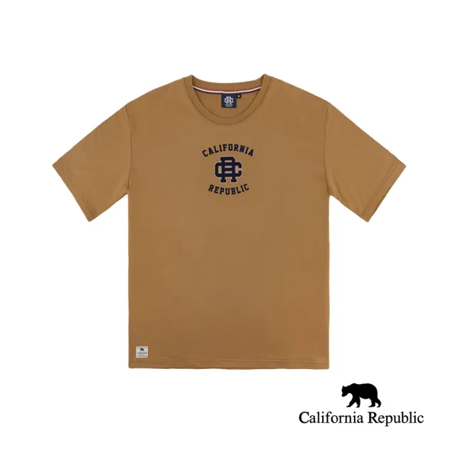 【California Republic】褐色短袖TEE(男版)