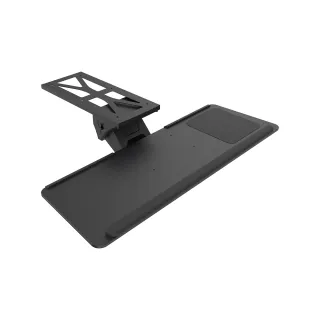 【Flexispot】KT1B 可調式鍵盤托盤(伸縮滑軌｜護腕墊｜正負傾角｜一般桌/升降桌適用)