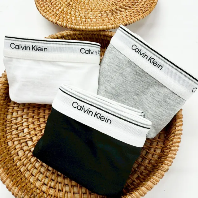 【Calvin Klein】三件盒裝 CK內褲 莫代爾 用料 女內褲 Calvin Klein 細帶 內褲 送禮(1487HV2)