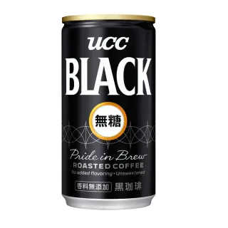 【UCC】BLACK無糖咖啡185gx2箱(共60入)