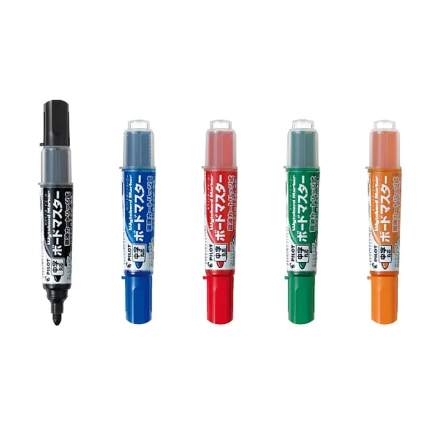 【全勝】PILOT 可換卡水白板筆-中字(WMBM-12L/中字/2.3mm/白板/筆)