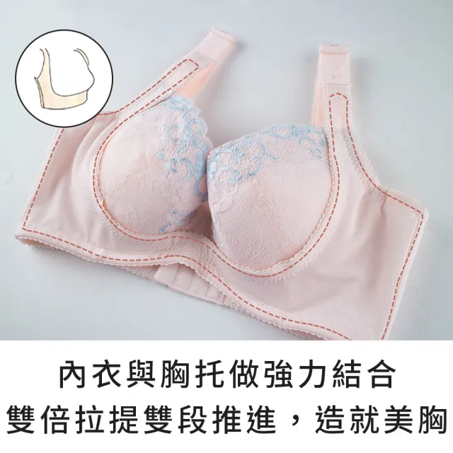 【玉如阿姨】女王守護神內衣※0578米(大罩杯 集中 提托 包副乳 重機能 調整 台灣製 C.D.E.F.G罩)