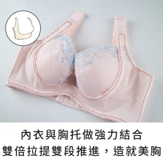【玉如阿姨】女王守護神內衣※0578藍(大罩杯 集中 提托 包副乳 重機能 調整 台灣製 C.D.E.F.G罩)