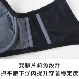 【玉如阿姨】PS修片女王內衣。高包覆托高修飾立體胸型 台灣製※0609膚(C.D.E罩 包覆 提托 大罩杯)