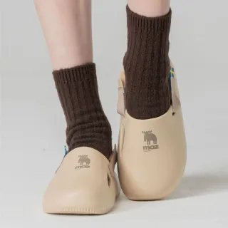 【moz】moz瑞典 駝鹿 巧巴達  eva 2way 穆勒涼拖鞋(奶茶色 版型偏小)