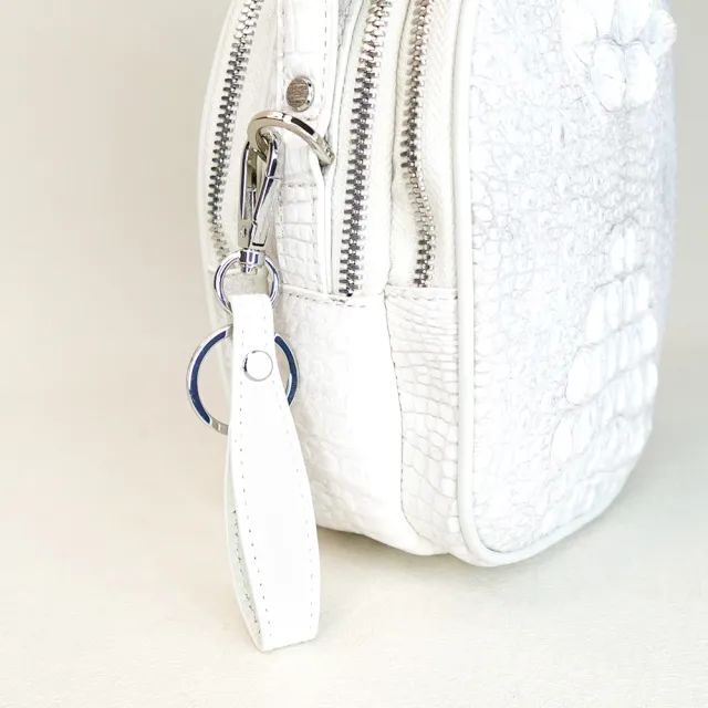 【M2nd】鱷魚背皮蛋形斜背包(Y0036C)